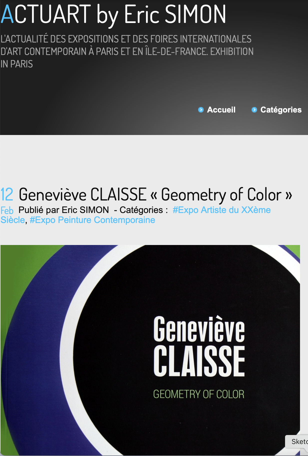 Geneviève Claisse « Geometry of Color »