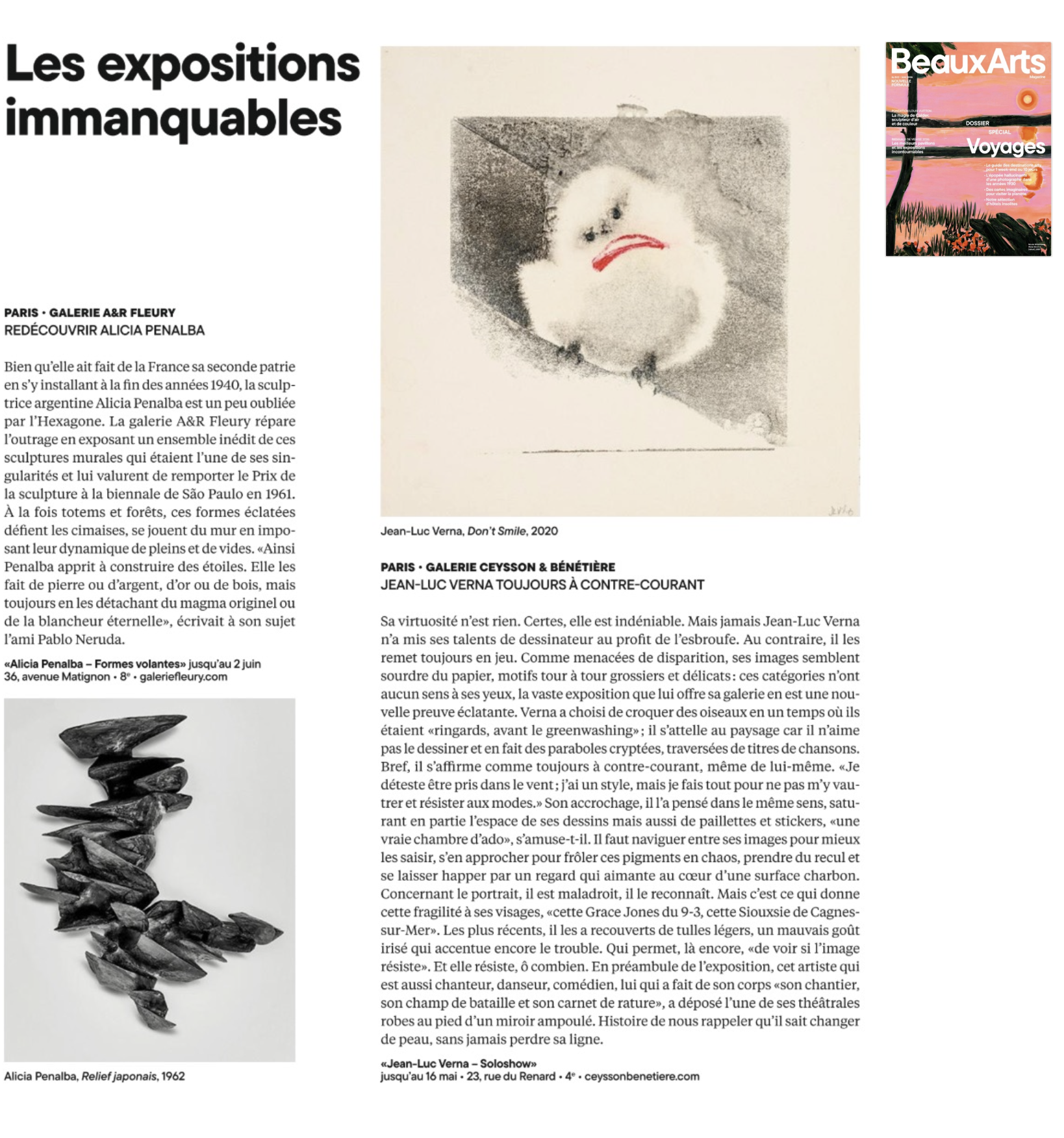 Les expositions immanquables