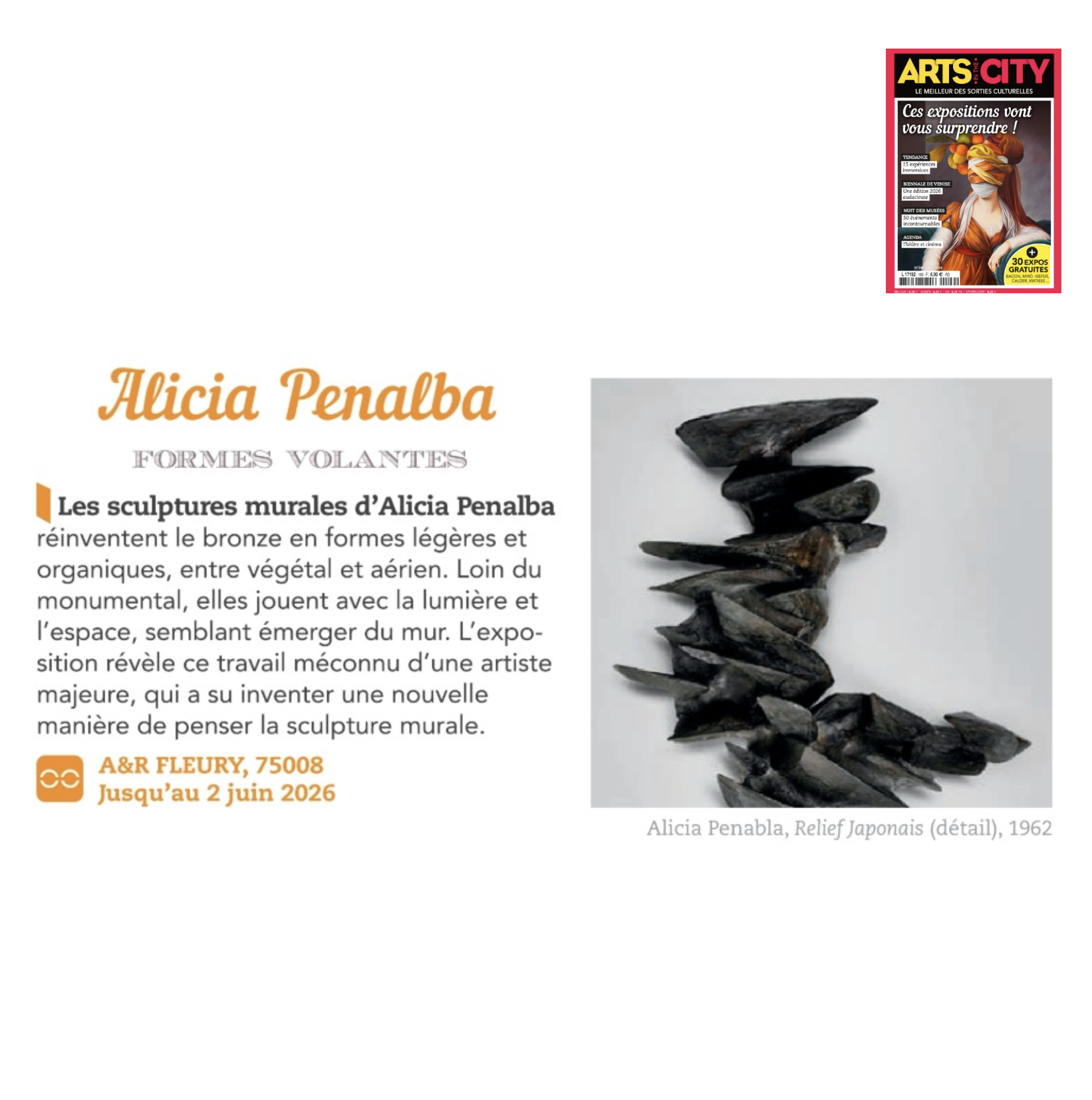 Alicia Penalba, Formes volantes